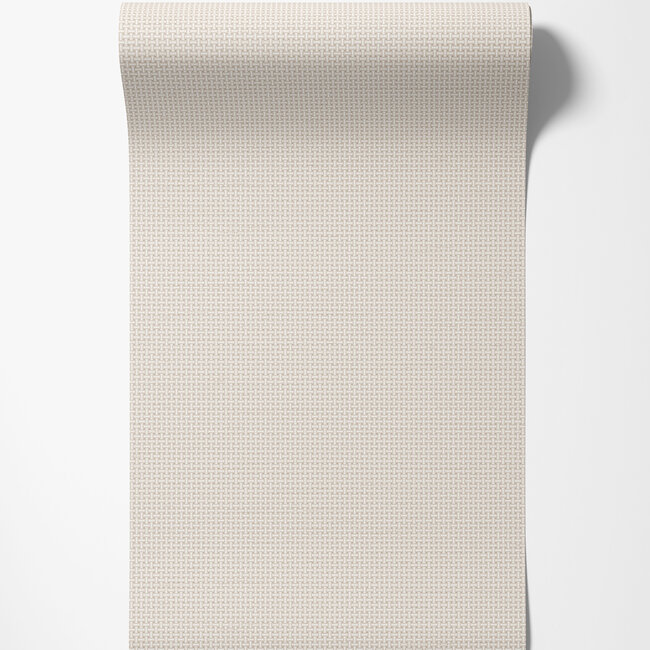 Dutch Wallcoverings Dutch Wallcoverings - Tapestry Weave plain White - Vliesbehang - 10m x 53cm - TP422601