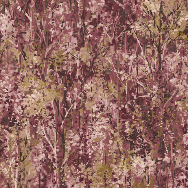 Dutch Wallcoverings Dutch Wallcoverings - FC Arabesque- Verdant Berry - Vliesbehang - 10m x 53cm - 36360