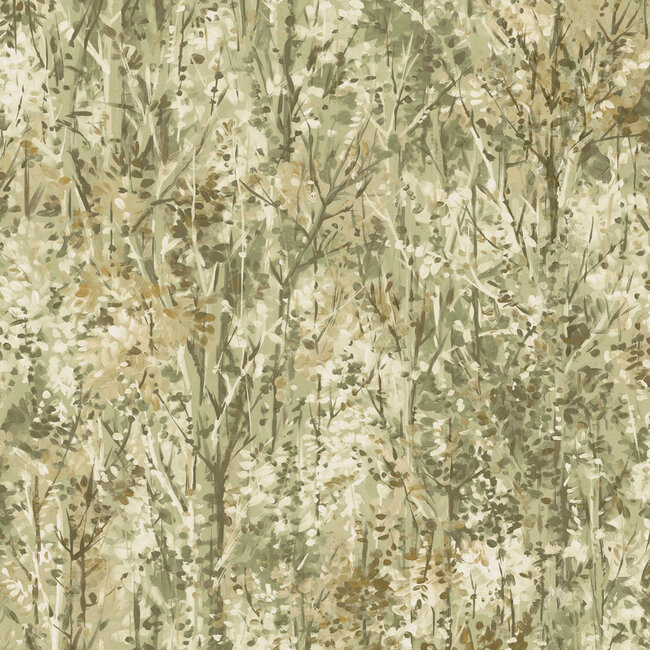 Dutch Wallcoverings Dutch Wallcoverings - FC Arabesque- Verdant Sage - Vliesbehang - 10m x 53cm - 36361