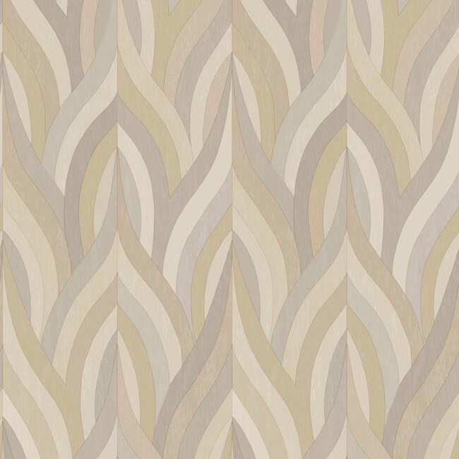 Dutch Wallcoverings Dutch Wallcoverings - FC Arabesque- Arabesque Neutral - Vliesbehang - 10m x 53cm - 36370