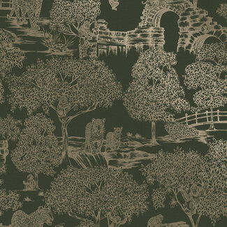 Dutch Wallcoverings Dutch Wallcoverings - FC Journey to the East - Samar Green - 91811