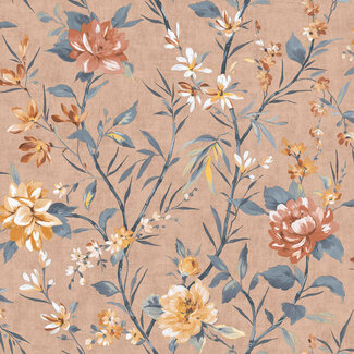 Dutch Wallcoverings Dutch Wallcoverings - FC Journey to the East - Sazanka Coral - 91854
