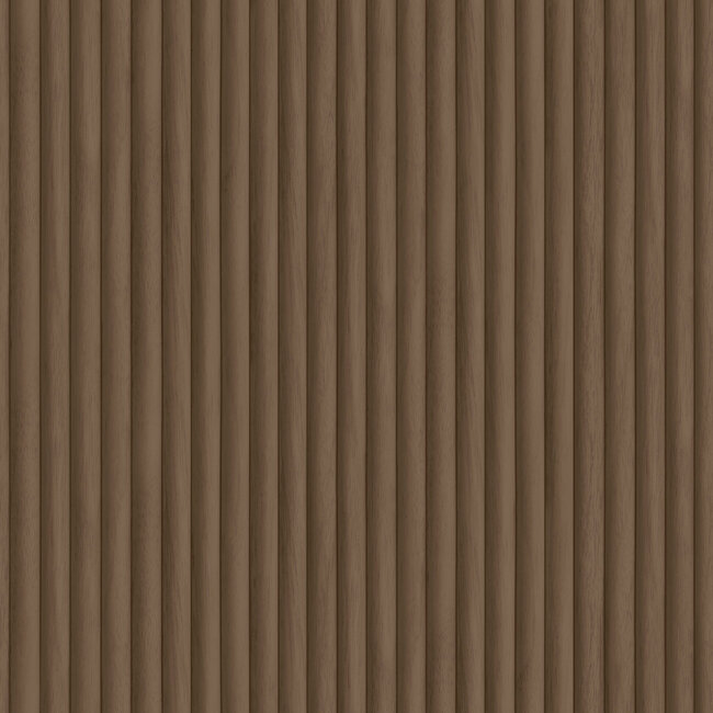 Dutch Wallcoverings Dutch Wallcoverings - FC Journey to the East - Teak Natural - Vliesbehang - 10m x 53cm - 91861