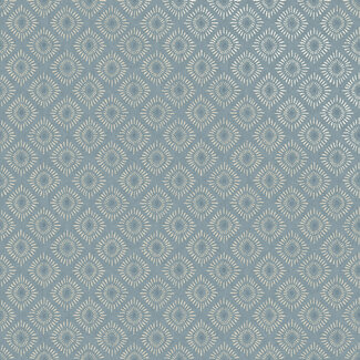 Dutch Wallcoverings Dutch Wallcoverings - FC Journey to the East - Sunstone Blue  - 91871