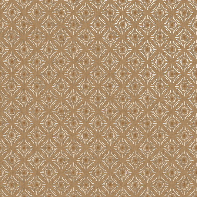 Dutch Wallcoverings Dutch Wallcoverings - FC Journey to the East - Sunstone Orange - Vliesbehang - 10m x 53cm - 91873