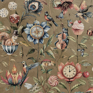 Dutch Wallcoverings Dutch Wallcoverings - FC Tales of the Manor - Elysium Gold - 91940