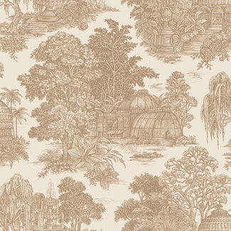 Dutch Wallcoverings Dutch Wallcoverings - FC Tales of the Manor - Blenheim Rust - 91972