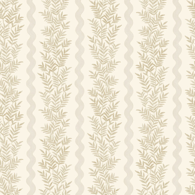 Dutch Wallcoverings Dutch Wallcoverings - FC Tales of the Manor - Pipkin Stripe Natural - Vliesbehang - 10m x 53cm - 91982