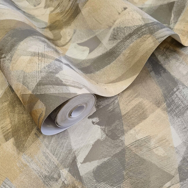Dutch Wallcoverings Dutch Wallcoverings - FC Arabesque- Artistry Charc/bronze - Vliesbehang - 10m x 53cm - 36320