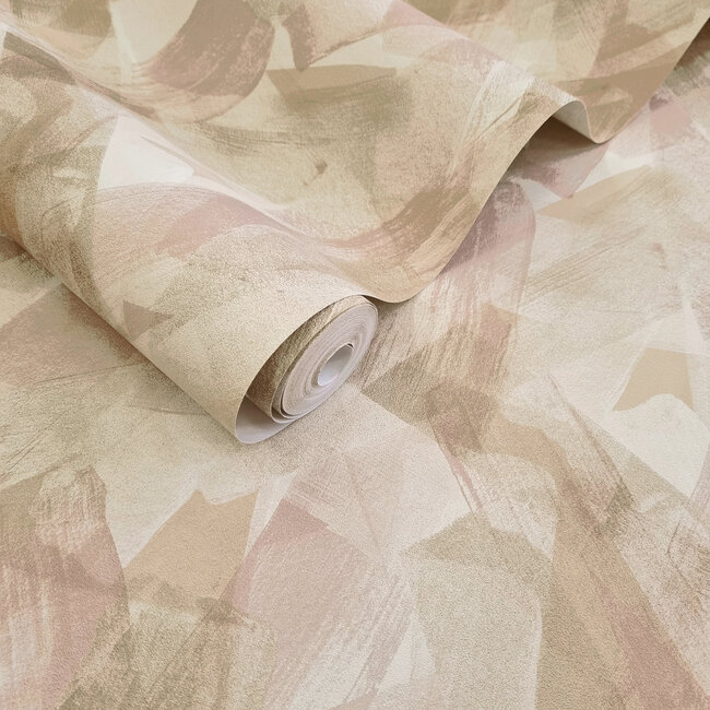 Dutch Wallcoverings Dutch Wallcoverings - FC Arabesque- Artistry Blush Coral - Vliesbehang - 10m x 53cm - 36321