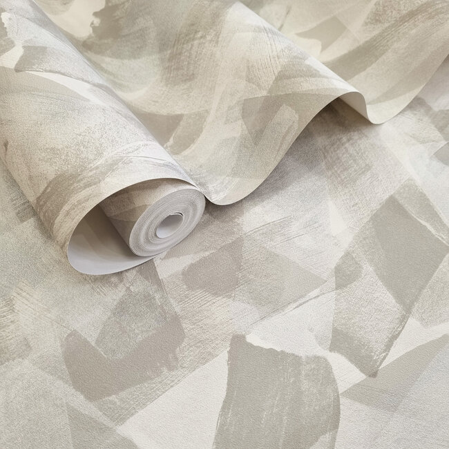 Dutch Wallcoverings Dutch Wallcoverings - FC Arabesque- Artistry Grey Dove - Vliesbehang - 10m x 53cm - 36323