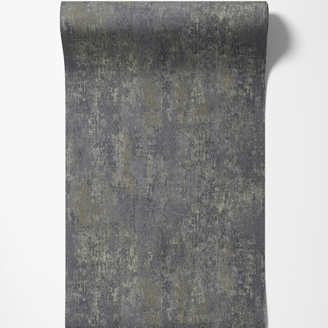 Dutch Wallcoverings Dutch Wallcoverings - FC Arabesque- Austin Navy - Vliesbehang - 10m x 53cm - 36335