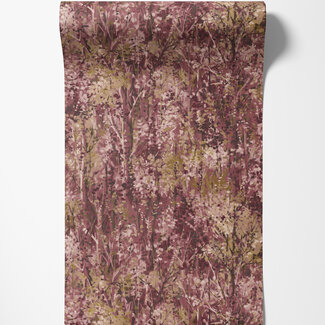 Dutch Wallcoverings Dutch Wallcoverings - FC Arabesque- Verdant Berry - 36360