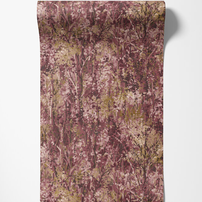 Dutch Wallcoverings Dutch Wallcoverings - FC Arabesque- Verdant Berry - Vliesbehang - 10m x 53cm - 36360