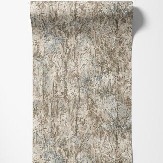 Dutch Wallcoverings Dutch Wallcoverings - FC Arabesque- Verdant Blue - 36363