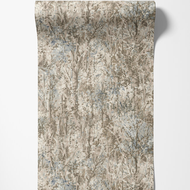 Dutch Wallcoverings Dutch Wallcoverings - FC Arabesque- Verdant Blue - Vliesbehang - 10m x 53cm - 36363