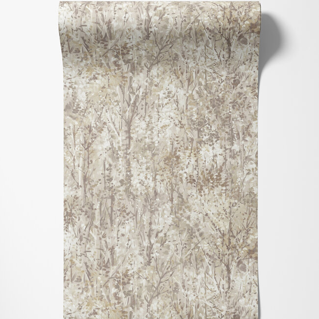 Dutch Wallcoverings Dutch Wallcoverings - FC Arabesque- Verdant Neutral - Vliesbehang - 10m x 53cm - 36364