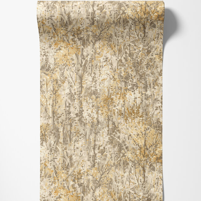 Dutch Wallcoverings Dutch Wallcoverings - FC Arabesque- Verdant Orange - Vliesbehang - 10m x 53cm - 36365