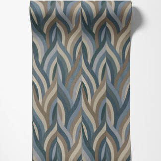 Dutch Wallcoverings Dutch Wallcoverings - FC Arabesque- Arabesque Blue - 36372