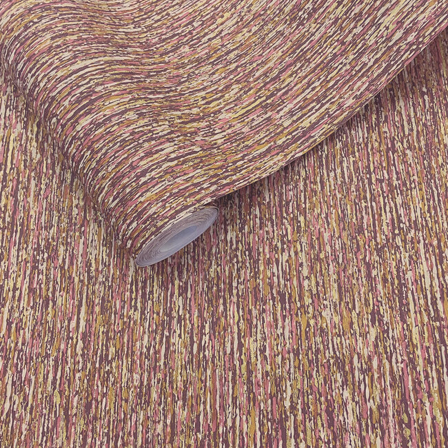 Dutch Wallcoverings Dutch Wallcoverings - FC Arabesque- Merino Berry - Vliesbehang - 10m x 53cm - 36381