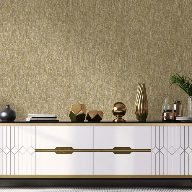 Dutch Wallcoverings Dutch Wallcoverings - FC Arabesque- Merino Orange - Vliesbehang - 10m x 53cm - 36382