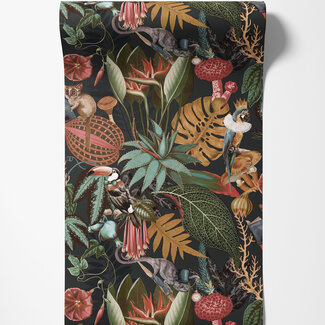 Dutch Wallcoverings Dutch Wallcoverings - FC Arboretum- Reverie Black - 91173