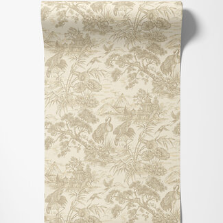 Dutch Wallcoverings Dutch Wallcoverings - FC Arboretum- Natoru Cream - 91700