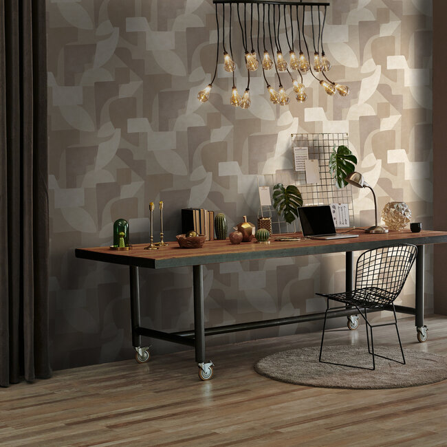 Dutch Wallcoverings Dutch Wallcoverings - FC Arboretum- Linnet Neutral - Vliesbehang - 10m x 53cm - 91710