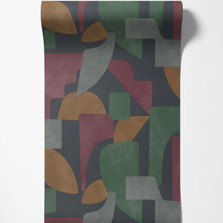 Dutch Wallcoverings Dutch Wallcoverings - FC Arboretum- Linnet Navy Berry - 91712