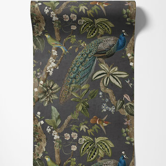 Dutch Wallcoverings Dutch Wallcoverings - FC Arboretum- Cassia Charcoal - 91741