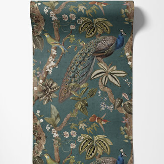 Dutch Wallcoverings Dutch Wallcoverings - FC Arboretum- Cassia Aqua - 91742