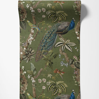 Dutch Wallcoverings Dutch Wallcoverings - FC Arboretum- Cassia Green - 91745