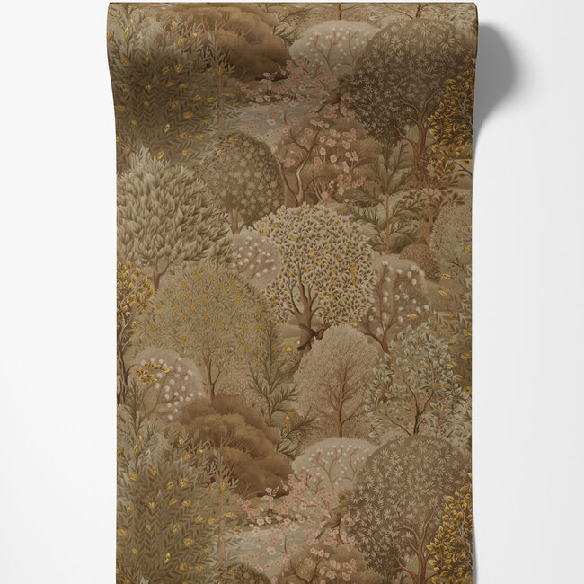 Dutch Wallcoverings Dutch Wallcoverings - FC Arboretum- Arboretum Neutral - Vliesbehang - 10m x 53cm - 91750