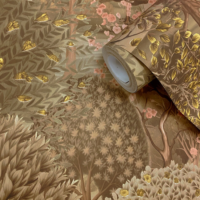 Dutch Wallcoverings Dutch Wallcoverings - FC Arboretum- Arboretum Neutral - Vliesbehang - 10m x 53cm - 91750