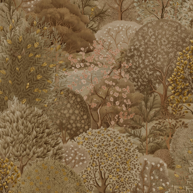 Dutch Wallcoverings Dutch Wallcoverings - FC Arboretum- Arboretum Neutral - Vliesbehang - 10m x 53cm - 91750