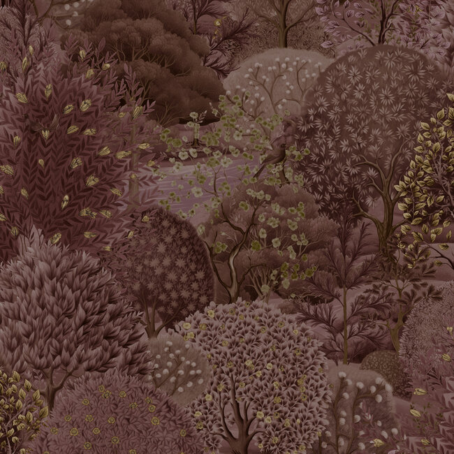Dutch Wallcoverings Dutch Wallcoverings - FC Arboretum- Arboretum Berry - Vliesbehang - 10m x 53cm - 91753