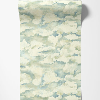 Dutch Wallcoverings Dutch Wallcoverings - FC Arboretum- Sora Soft Aqua - 91771