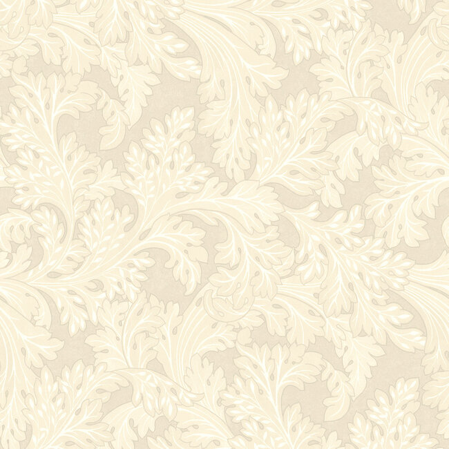 Dutch Wallcoverings Dutch Wallcoverings - FC Arboretum- Forenza Cream - Vliesbehang - 10m x 53cm - 91780