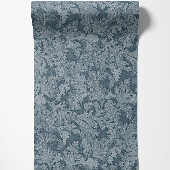 Dutch Wallcoverings Dutch Wallcoverings - FC Arboretum- Forenza Navy - Vliesbehang - 10m x 53cm - 91781