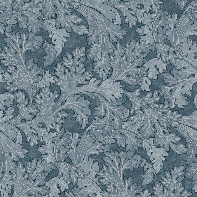 Dutch Wallcoverings Dutch Wallcoverings - FC Arboretum- Forenza Navy - Vliesbehang - 10m x 53cm - 91781