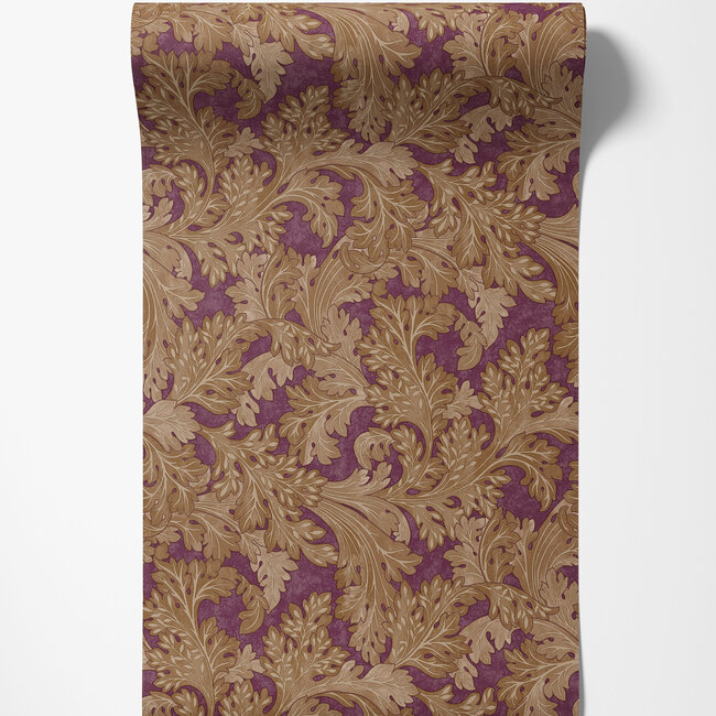 Dutch Wallcoverings Dutch Wallcoverings - FC Arboretum- Forenza Berry - Vliesbehang - 10m x 53cm - 91782