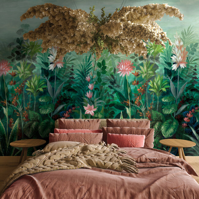 Dutch Wallcoverings Dutch Wallcoverings - FC Arboretum- mural Primavera Green - Vliesbehang - 210cm x 280cm - 99423