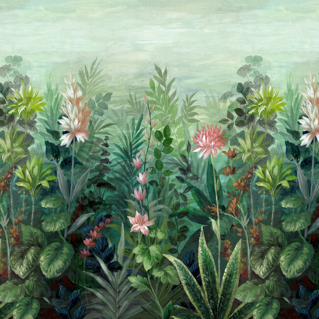 Dutch Wallcoverings Dutch Wallcoverings - FC Arboretum- mural Primavera Green - Vliesbehang - 210cm x 280cm - 99423