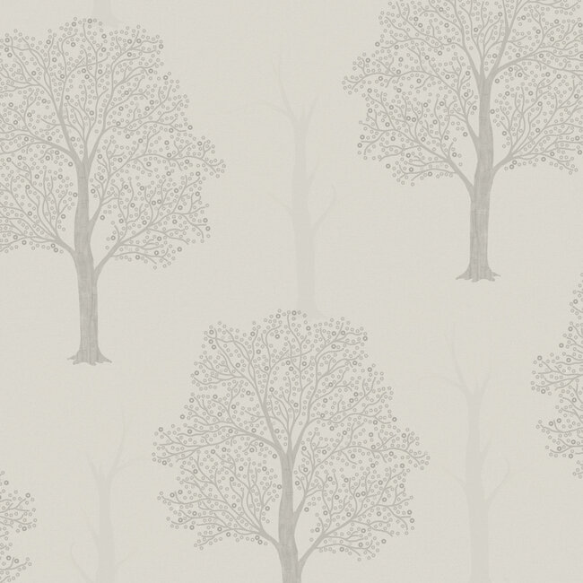 Dutch Wallcoverings Dutch Wallcoverings - FC Eleganza- Ornella Grey - Vinyl op papier - 10m x 53cm - 35253