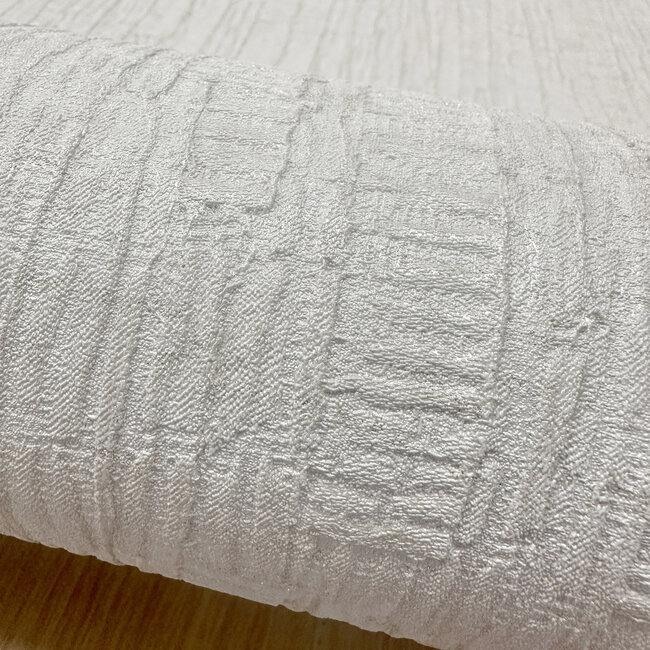 Dutch Wallcoverings Dutch Wallcoverings - FC Eleganza- Ornella Bark Grey - Vinyl op papier - 10m x 53cm - 35273