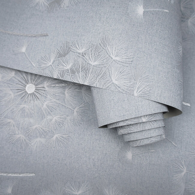 Dutch Wallcoverings Dutch Wallcoverings - FC Eleganza- Allora Blue - Vinyl op papier - 10m x 53cm - 36003