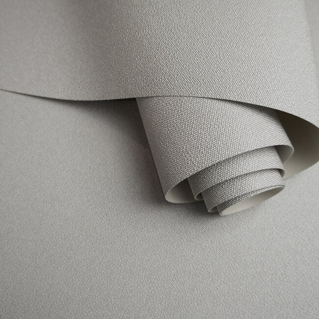 Dutch Wallcoverings Dutch Wallcoverings - FC Eleganza- Allora Texture Grey - Vinyl op papier - 10m x 53cm - 36031