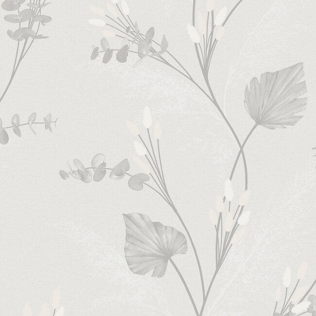 Dutch Wallcoverings Dutch Wallcoverings - FC Eleganza- Amarante Dove - Vinyl op papier - 10m x 53cm - 36250