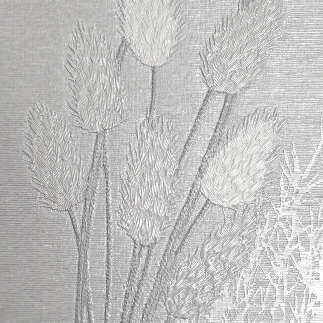 Dutch Wallcoverings Dutch Wallcoverings - FC Eleganza- Amarante Grey - Vinyl op papier - 10m x 53cm - 36251