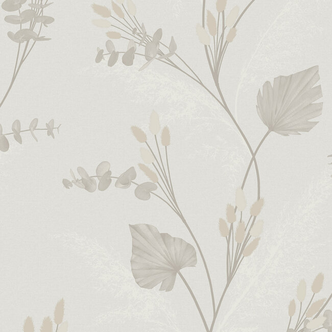 Dutch Wallcoverings Dutch Wallcoverings - FC Eleganza- Amarante Cream - Vinyl op papier - 10m x 53cm - 36253